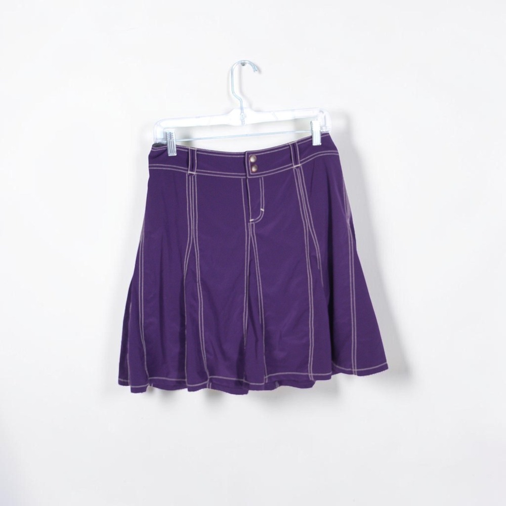 Athleta Women's Purple Contrast Stitch Athletic Golf Tennis‎ Skort Size 6